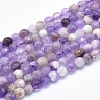 Natural Chevron Amethyst Beads Strands G-K256-52-4mm-1