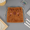 Cartoon Capybara Plush Packing Pouches Drawstring Bags PW-WG625BA-01-1