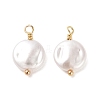 ABS Plastic Imitation Pearl Pendants X1-KK-M266-35G-1