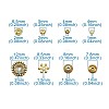 Alloy & Brass Spacer Beads PALLOY-TA0001-50-9