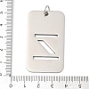 304 Stainless Steel Pendants STAS-M115-01P-Z-3
