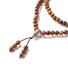 Gourd Alloy Pendant Necklace for Girl Women NJEW-JN03702-01-1