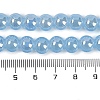 Baking Paint Electroplate Glass Beads Strands GLAA-G120-01C-4