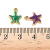 304 Stainless Steel Enamel Pendants STAS-I346-25G-03-3