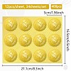 34 Sheets Self Adhesive Gold Foil Embossed Stickers DIY-WH0509-052-2