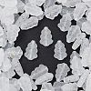 Frosted Transparent Acrylic Beads OACR-P029-04B-01-1