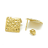 304 Stainless Steel Stud Earring Findings LS-X-STAS-Q225-01G-2