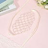 Plastic Imitation Pearl and Polyester Mesh Headbands AJEW-WH20080-60A-3