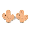 Printed Poplar Wood Beads WOOD-Z008-05D-1