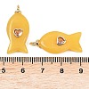 Dyed Natural White Jade Pendants G-Z134-06G-01-3