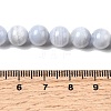 Natural Blue Lace Agate Beads Strands G-G344-A06-8mm-5