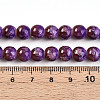 Baking Paint Glass Beads Strands DGLA-N008-8mm-03-5