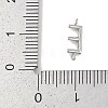 304 Stainless Steel Letter Connector Charms STAS-M108-01P-05-3