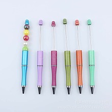 Plastic Beadable Pens AJEW-L082-A