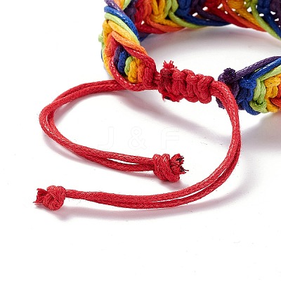 Rainbow Pride Bracelet LS-BJEW-F424-01-1