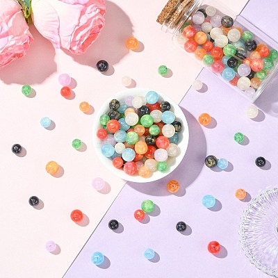 280Pcs 14 Styles Resin Beads RESI-CJ0004-66-1
