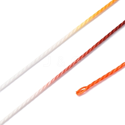 Segment Dyed Waxed Polyester Cord YC-C003-02D-1