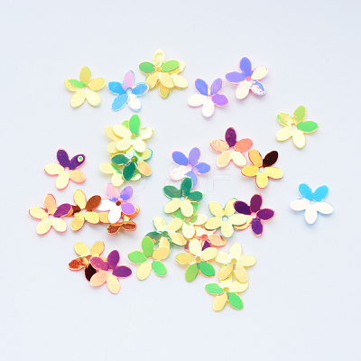 Plastic Paillette Beads X-PVC-R012-M-1