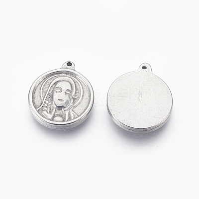 304 Stainless Steel Charms X-STAS-E444-15-1