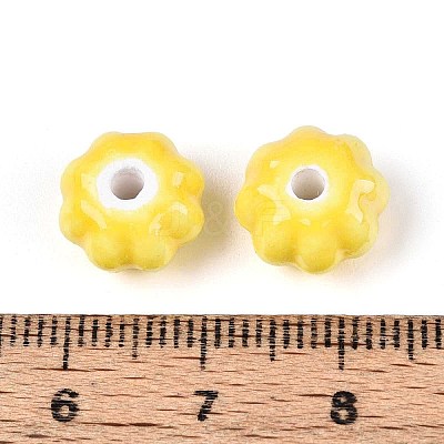 Handmade Porcelain Ceramic Beads PORC-T133-26F-1