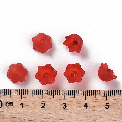 Transparent Acrylic Beads Caps PL543-6-1