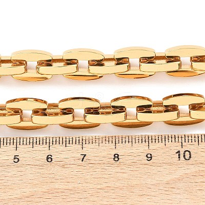 304 Stainless Steel Link Chain Necklaces for Women Men NJEW-F363-06G-1