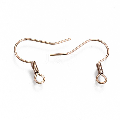 304 Stainless Steel Earring Hooks STAS-S111-002RG-NR-1