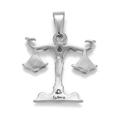 Non-Tarnish 304 Stainless Steel Pendants STAS-D165-14P-09-1