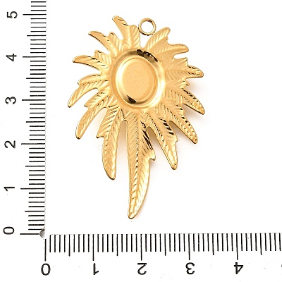 304 Stainless Steel Pendants STAS-M109-01G-03-1
