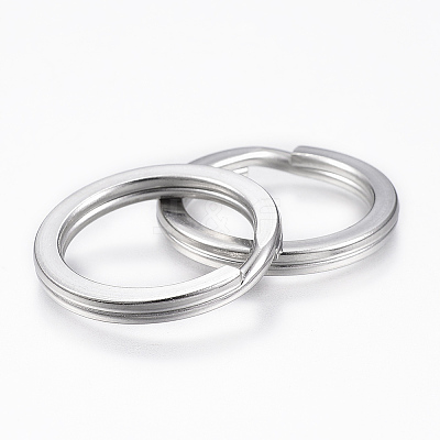 Tarnish Resistant 304 Stainless Steel Split Key Rings LS-STAS-P177-2.6x30mm-P-1