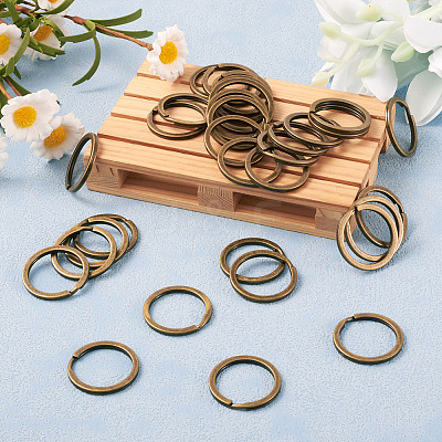 Alloy Split Key Rings LS-PALLOY-TAC0001-01A-AB-1