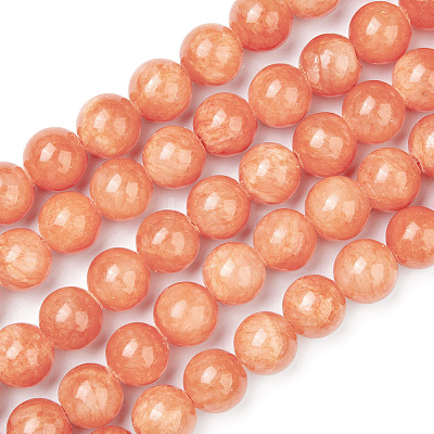 Natural Mashan Jade Beads Strands DJAD-8D-18-2-1