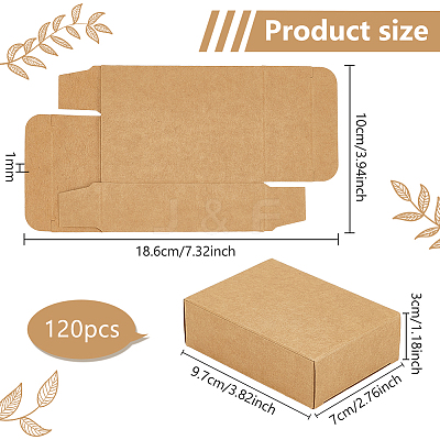 Kraft Paper Mailer Boxes CON-WH0093-09-1