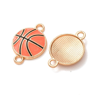 Alloy Enamel Connector Charms AL-CBA6C03-01KCG-1