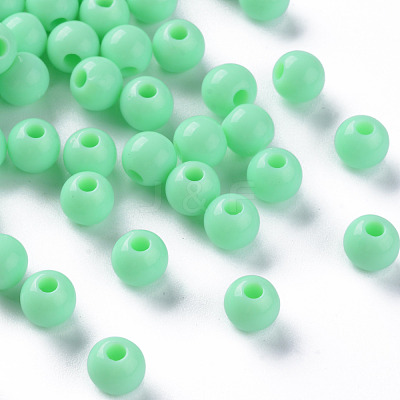 Opaque Acrylic Beads MACR-S370-C6mm-A05-1