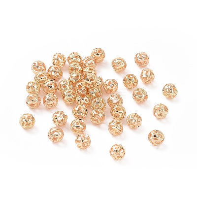 Brass Hollow Beads KK-TAC0002-76B-G-1