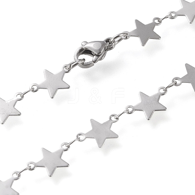 Non-Tarnish 304 Stainless Steel Link Chain Necklaces STAS-I156-26P-1