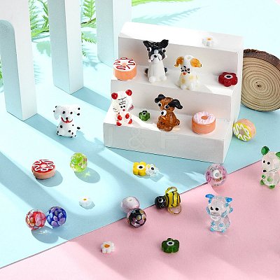 Handmade Lampwork Beads LAMP-SZ0001-43B-01-1