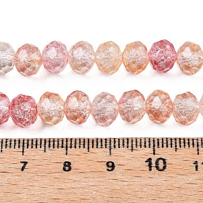 Transparent Glass Beads Strands X-GLAA-T023-6mm-A06-1