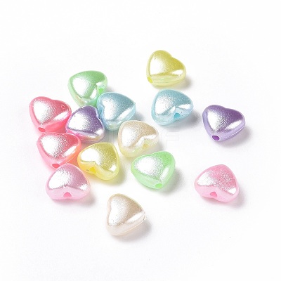 Imitation Pearl Acrylic Beads X-OACR-E013-31-1