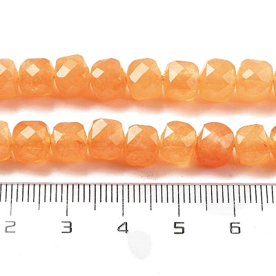 Natural Quartz  Imitation Orange Aventurine Beads Strands G-C179-B17-01-1