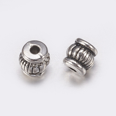 Tibetan Style Alloy Beads TIBEB-Q043-AS-FF-1