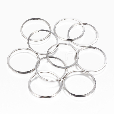 Tarnish Resistant 201 Stainless Steel Linking Rings STAS-L233-011B-P-1