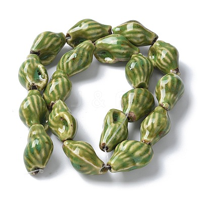 Ocean Series Handmade Porcelain Beads PORC-R002-04E-1