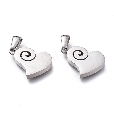 Tarnish Resistant 304 Stainless Steel Pendants STAS-Z006-18P-1