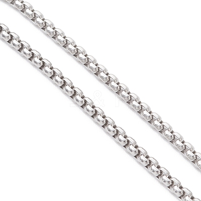 304 Stainless Steel Cable Chain & Venetian Chain & Rolo Chain Bracelet Making AJEW-JB01441-1