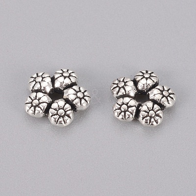 Tibetan Style Alloy Spacer Beads LF10889Y-1