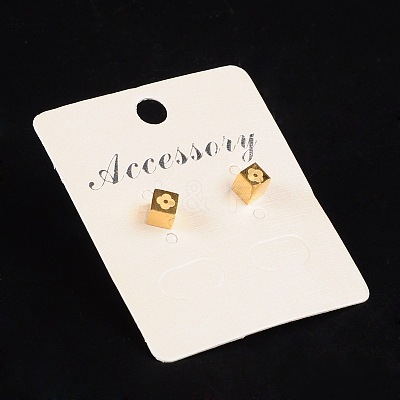 Paper Rectangle Earring Displays Cards CDIS-R010-1