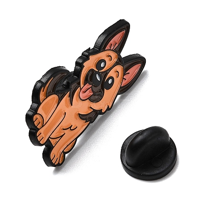German Shepherd Enamel Pins JEWB-I055-04EB-07-1