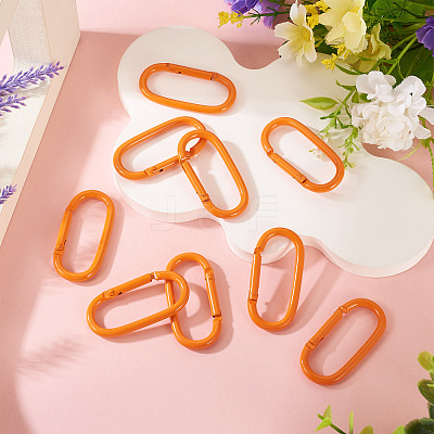 10Pcs Alloy Spring Gate Rings FIND-TA0009-25C-1